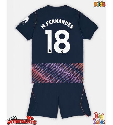 Tottenham Hotspur Mateus Fernandes #18 Replica Away Stadium Kit for Kids 2026-27 Short Sleeve (+ pants)